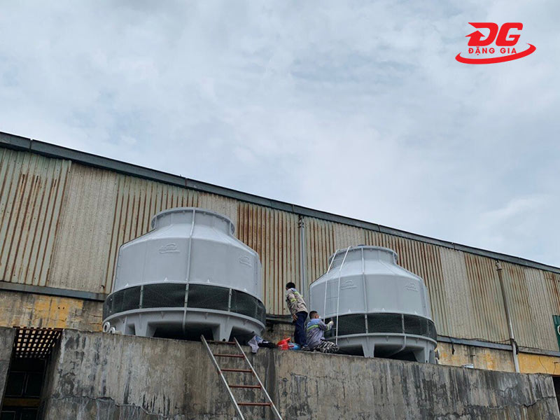 Lắp đặt tháp giải nhiệt Alpha 100RT