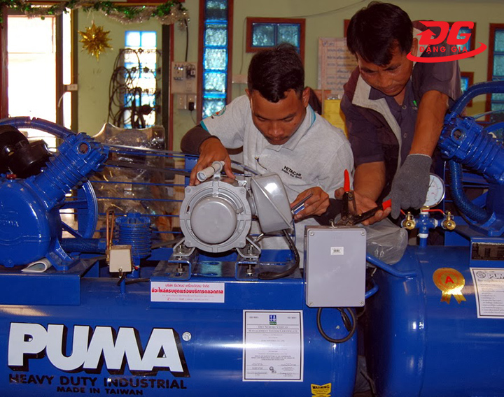 Bảo dưỡng máy bơm hơi thường xuyên