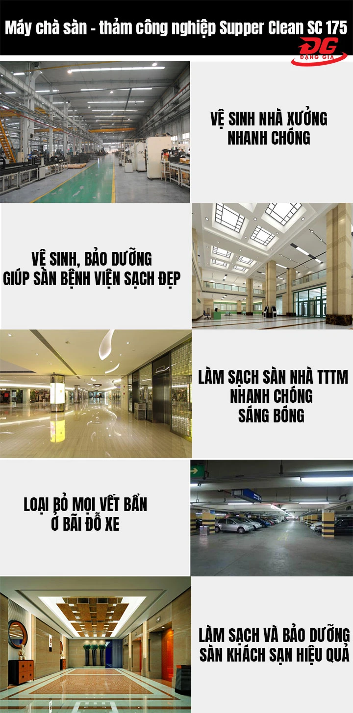 Sản phẩm được sử dụng trong nhiều không gian làm việc khác nhau