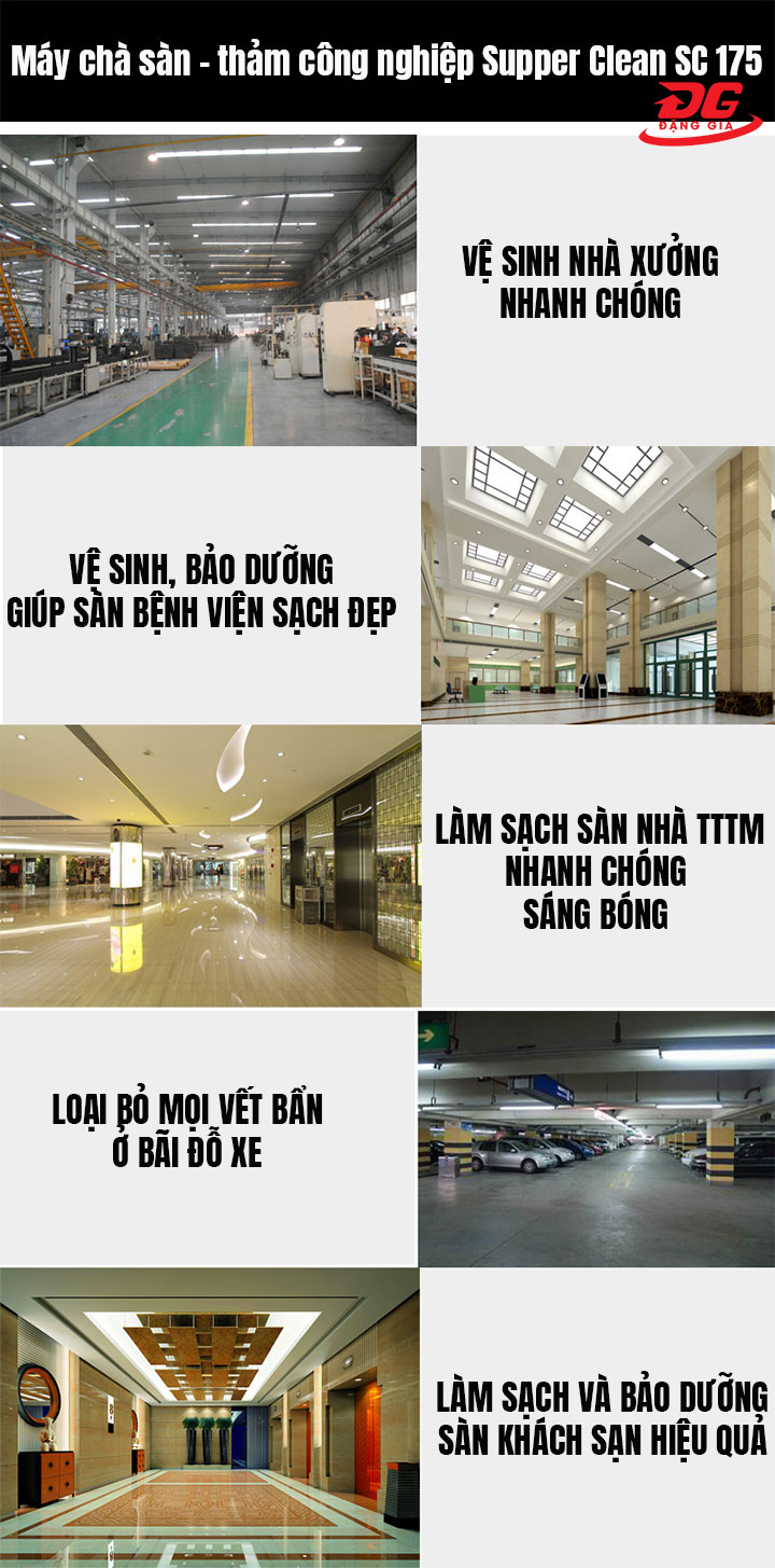 Sản phẩm được sử dụng trong nhiều không gian làm việc khác nhau