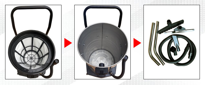 Máy hút bụi nhà xưởng Palada PD 70A