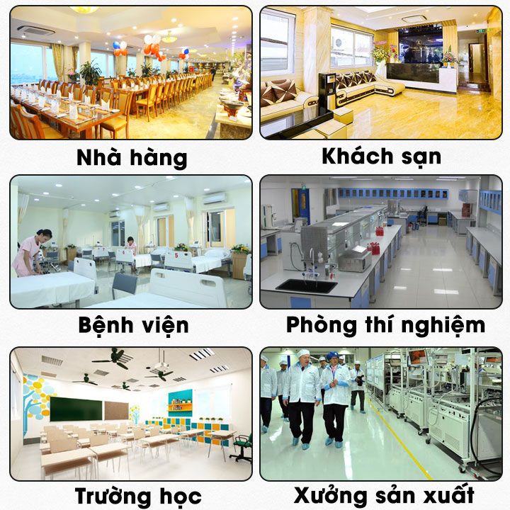 Ứng dụng của máy hút bụi công suất lớn Palada 380T