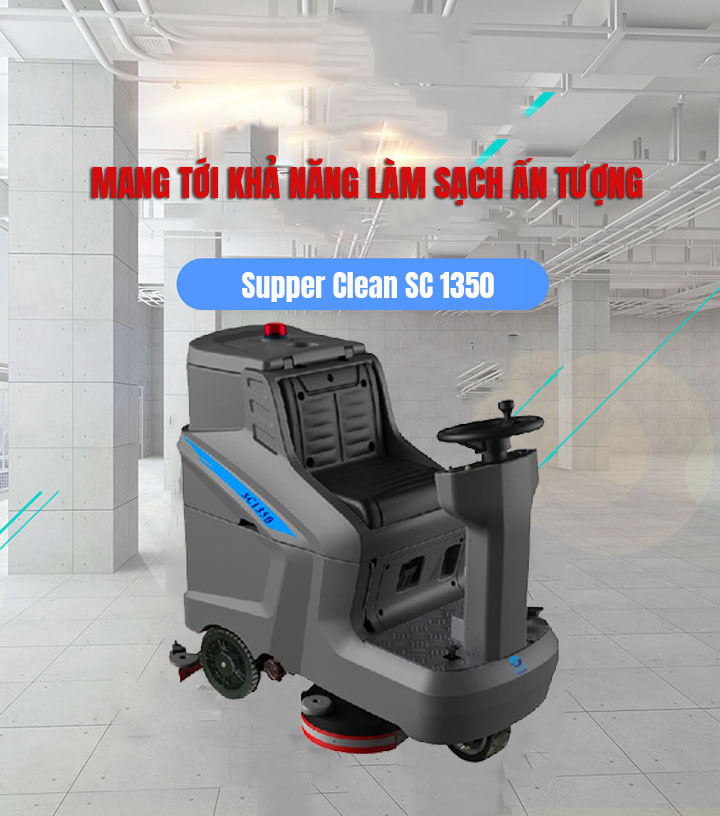 Máy chà sàn ngồi lái Supper Clean SC 1350 
