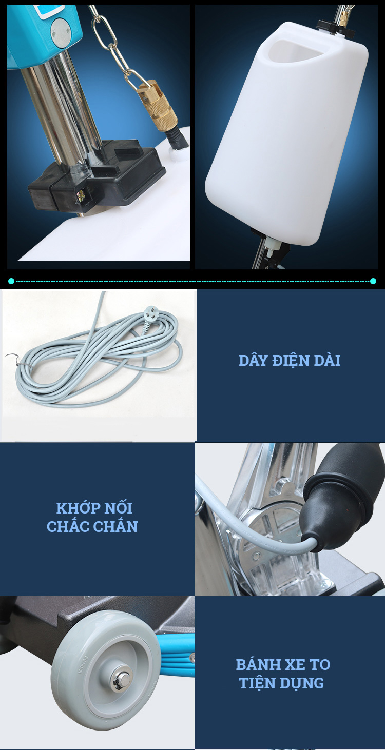 đặc điểm cấu tạo máy chà sàn Supper Clean SC13