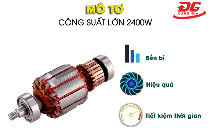 Máy hút bụi công nghiệp Supper Clean CH602 được trang bị 2 motor cho khả năng hoạt động mạnh mẽ