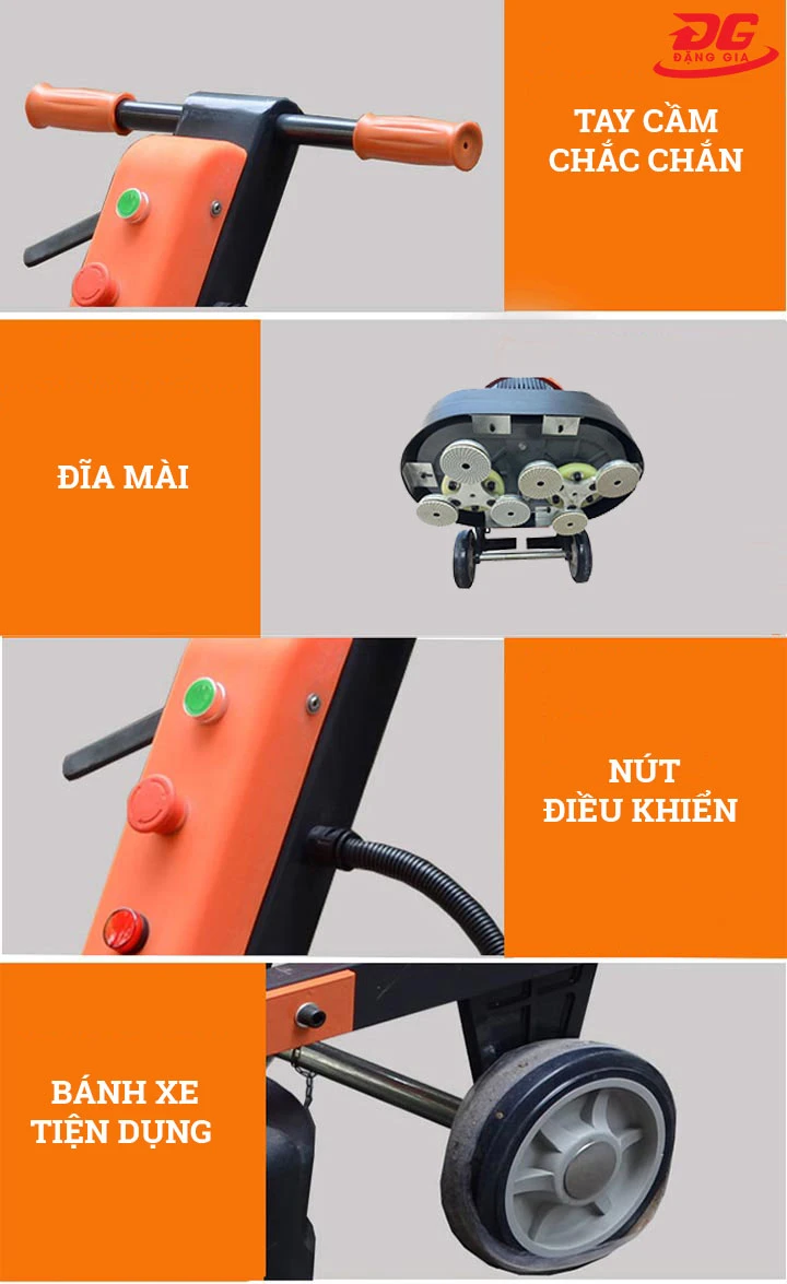 thiết kế máy mài sàn bê tông Karva KVG-6