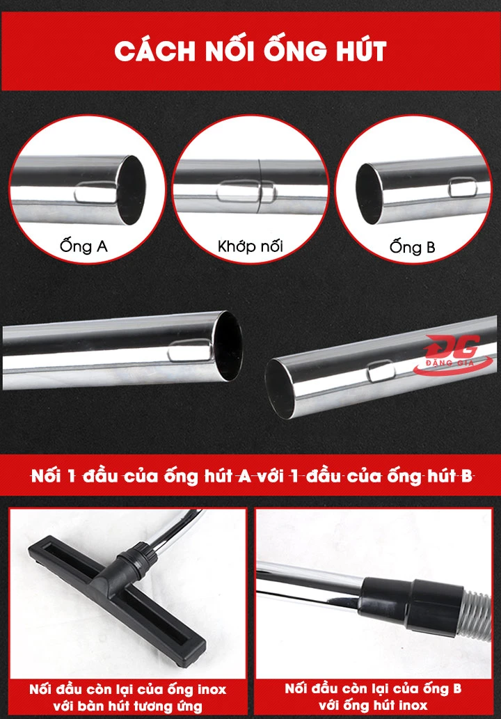 Máy hút bụi Kungfu Clean KF 70A dễ sử dụng