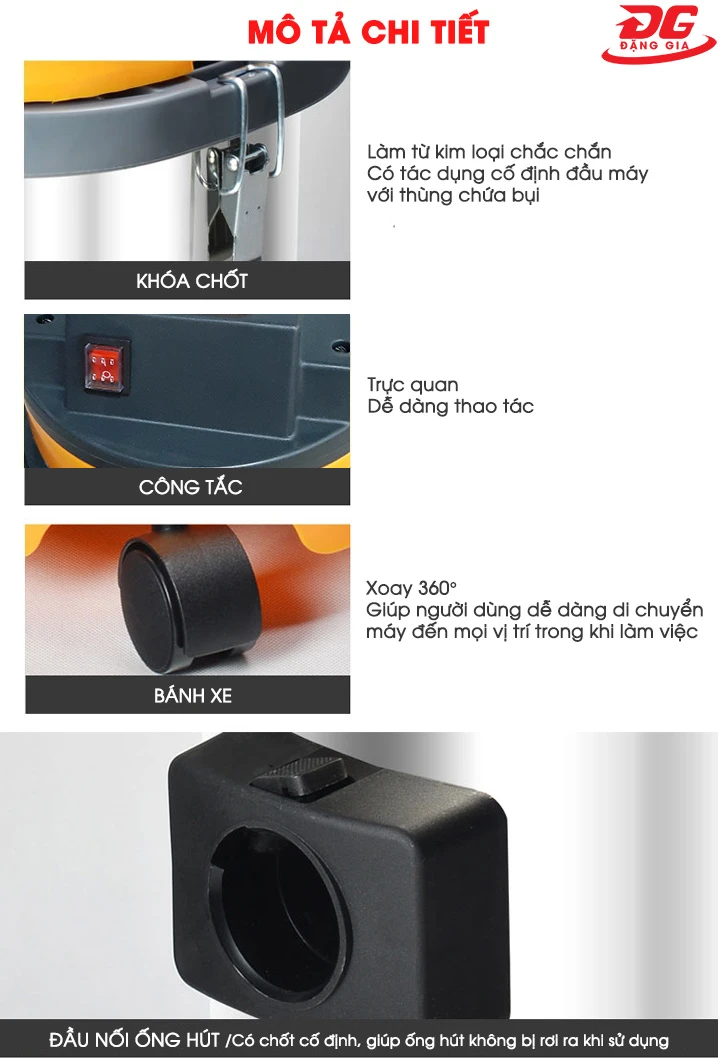 các chi tiết được thiết kế tỉ mỉ