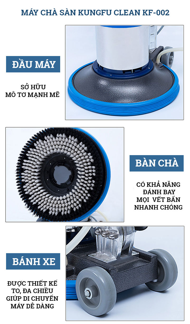 bộ phận máy chà sàn Kungfu Clean KF-002