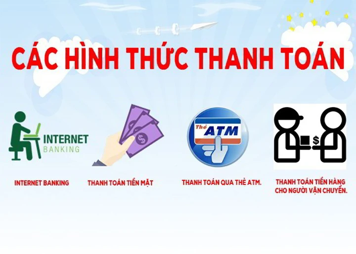 Hình thức thanh toán tại Đặng Gia