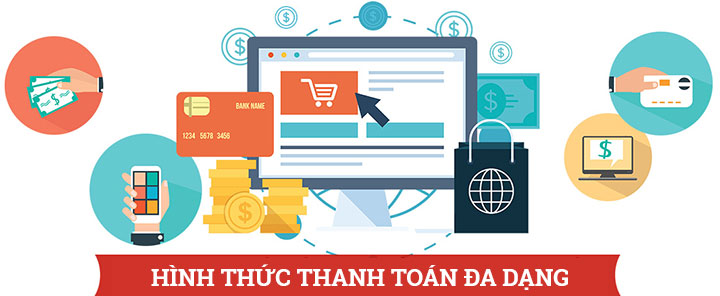 hình thức thanh toán tại Đăng Gia vô cùng đa dạng