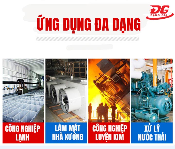 Ứng dụng tháp hạ nhiệt Alpha 60RT
