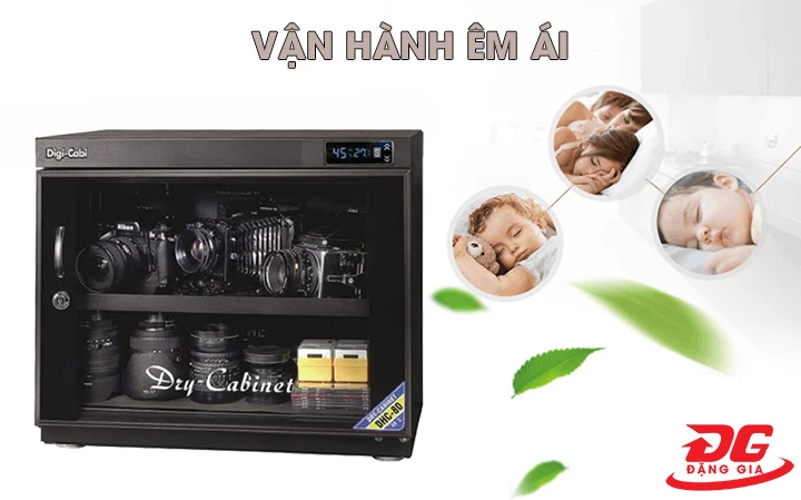 Dry-Cabi DHC 080 II vận hành êm ái, không gây ảnh hưởng lớn đến môi trường xung quanh