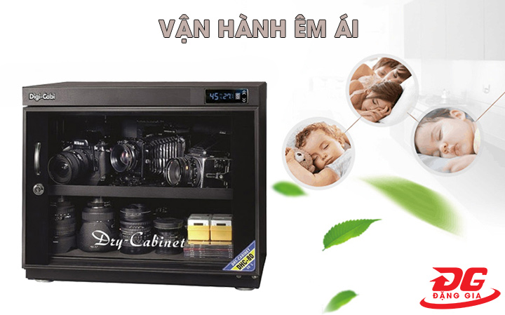 Dry-Cabi DHC 080 II vận hành êm ái, không gây ảnh hưởng lớn đến môi trường xung quanh