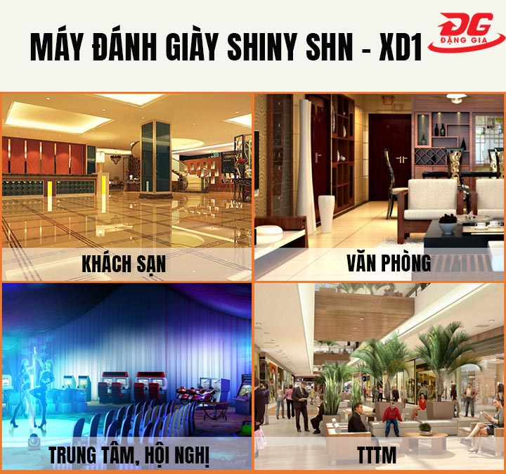 Model Shiny SHN – XD1 được ứng dụng trong nhiều môi trường khác nhau