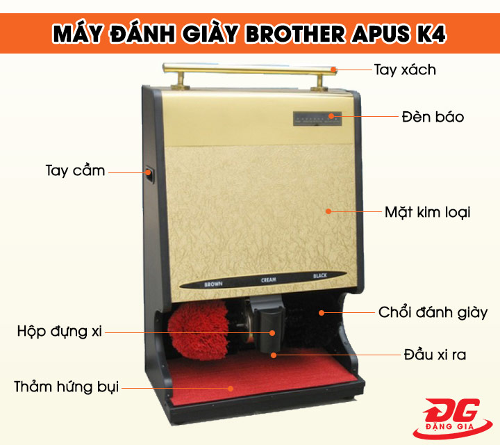 máy đánh giày brother apus A4