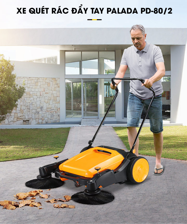 xe hút bụi đẩy tay Palada PD-80/2