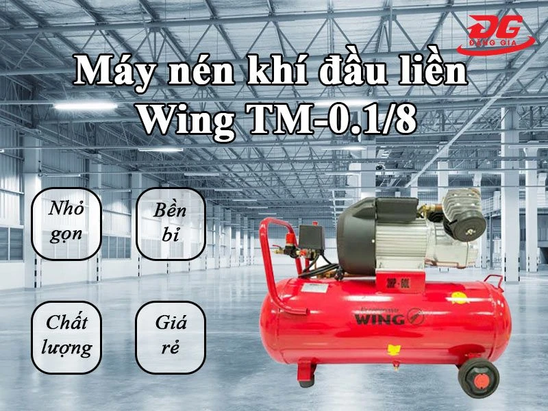 Máy bơm hơi 60 lít Wing TM-0.1/8-60L