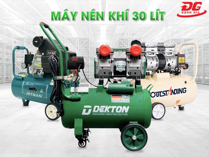 Máy nén khí 30 lít rất đa dạng