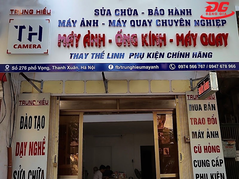 Trung Hiếu sửa chữa, bảo hành, thay thế linh kiện máy ảnh