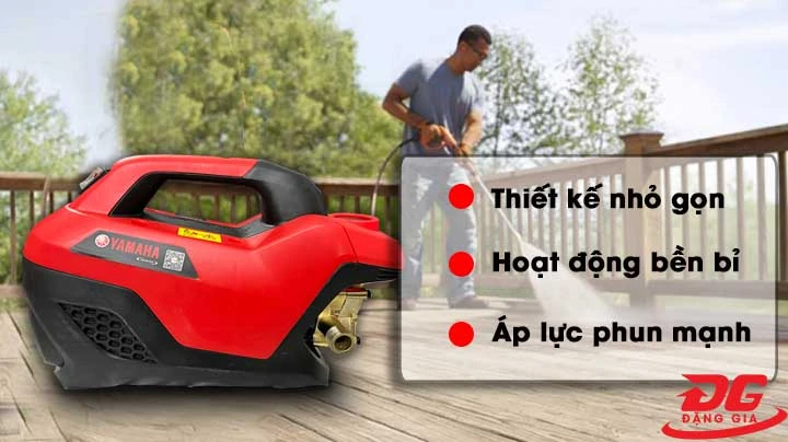 Máy rửa xe Yamaha sở hữu nhiều ưu điểm nổi bật