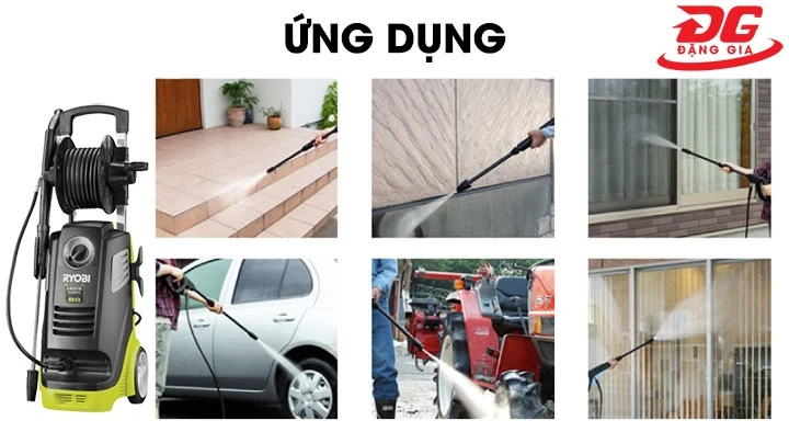 Ryobi RPW170-G được dùng để vệ sinh trong nhiều công việc khác nhau