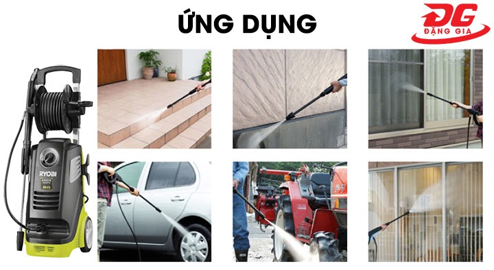 Ryobi RPW170-G được dùng để vệ sinh trong nhiều công việc khác nhau