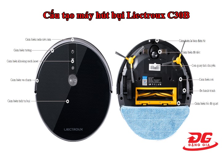Cấu tạo của máy hút bụi Liectroux C30B