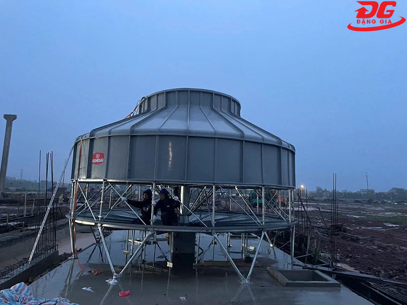 Tháp giải nhiệt nước tròn Kumisai KMS 1000RT