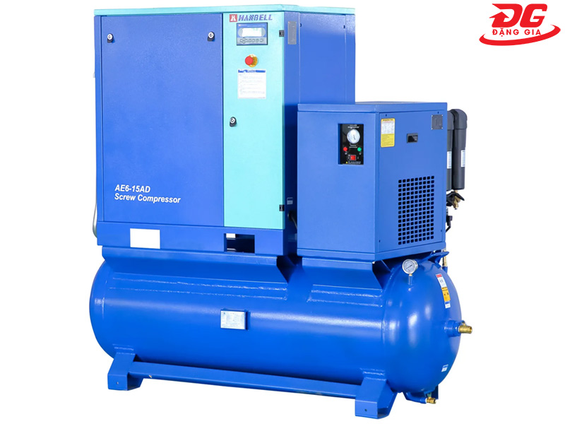 Máy nén khí trục vít 5 ngựa Hanbell Seri AE6-AT/AD