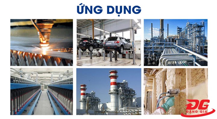 ứng dụng của máy nén khí chạy điện 3 pha