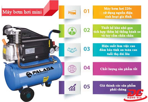 Máy bơm hơi mini điện chất lượng