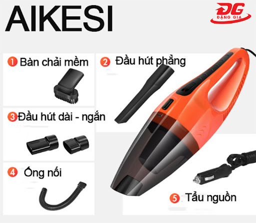 Máy hút bụi ô tô Aikesi hút bụi khô - ướt