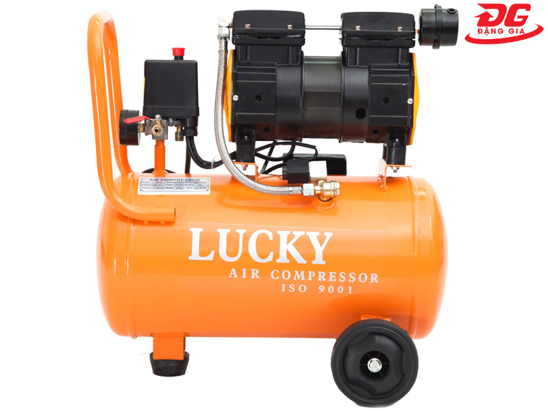 Máy nén khí mini không dầu Lucky 30L