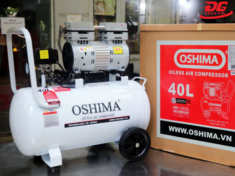 Máy nén khí không dầu Oshima 40lít