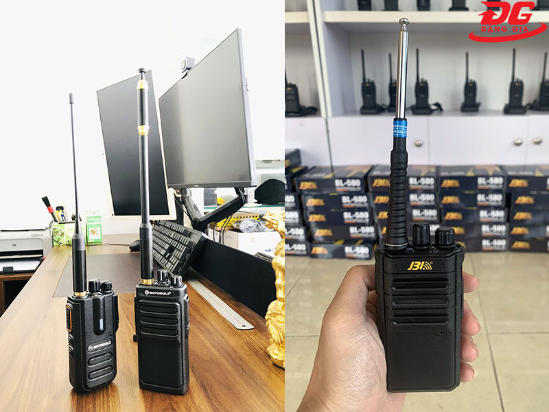 Anten dài giúp máy thu nhận tín hiệu tốt và xa hơn so với anten ngắn