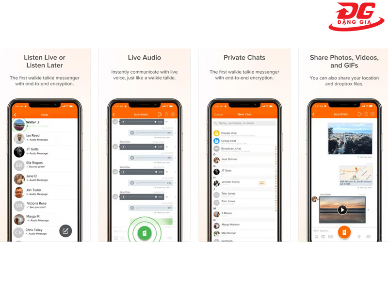 Voxer - Ứng dụng dùng bộ đàm trên điện thoại