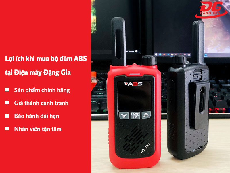 Lợi ích khi mua bộ đàm ABS tại Điện máy Đặng Gia 
