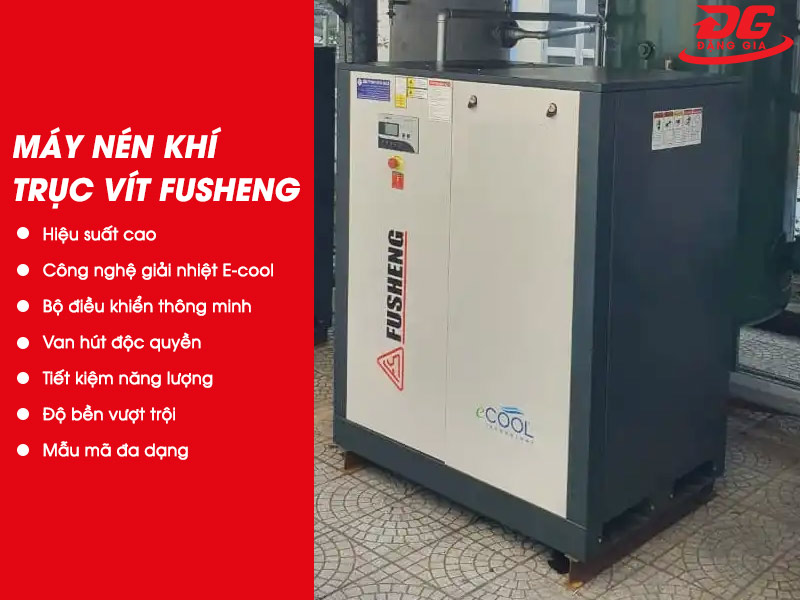 7 Ưu điểm vượt trội của máy nén trục vít Fusheng