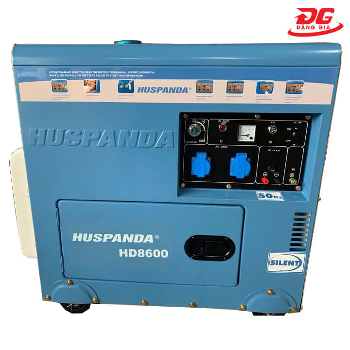 Máy phát điện 7 5kw Huspanda HD8600
