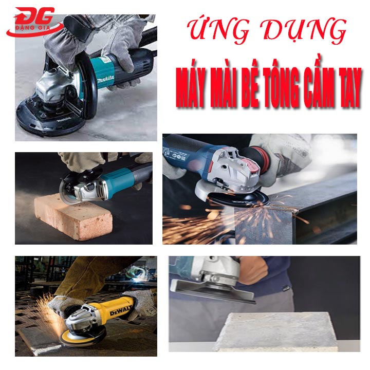 Máy mài bê tông cầm tay đa năng có nhiều ứng dụng trong cuộc sống