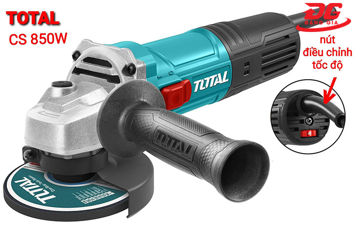 Máy mài cầm tay Total 850W tích hợp cách điện an toàn cho người dùng