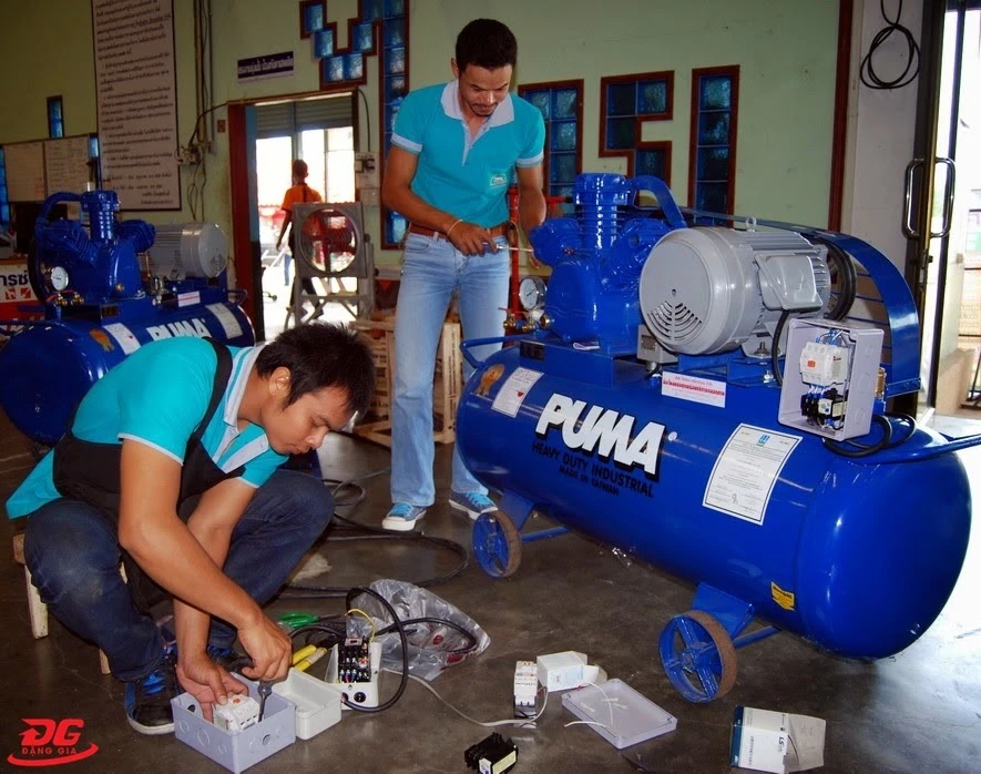 Máy nén khí không tự ngắt