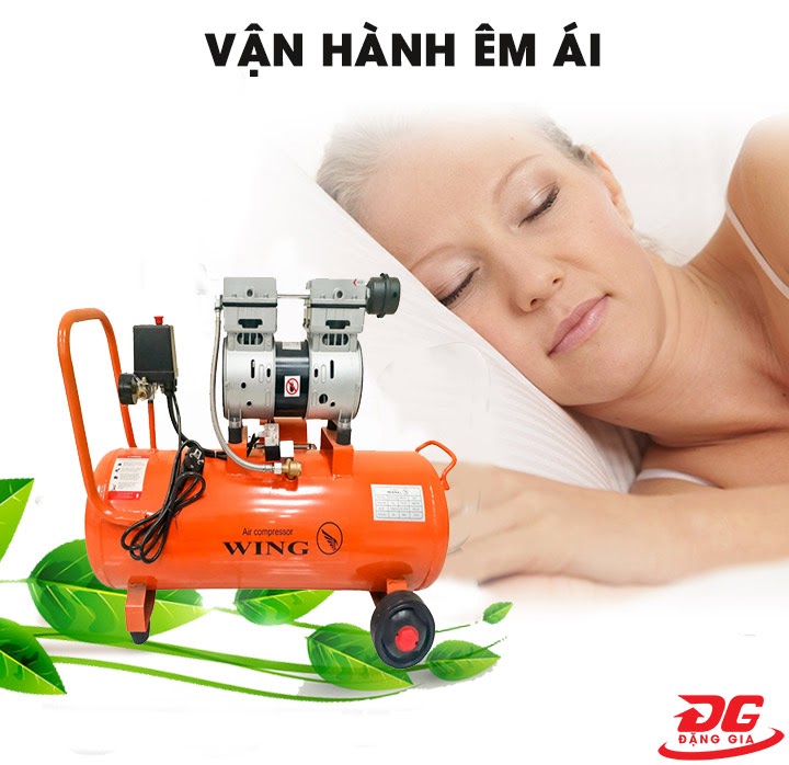 Máy nén khí wing chạy cực êm