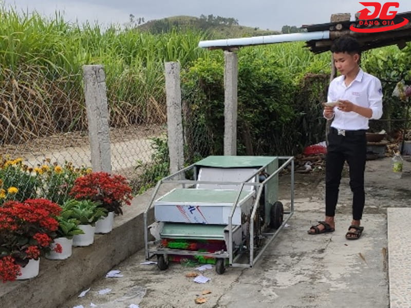 máy quét đường tự chế
