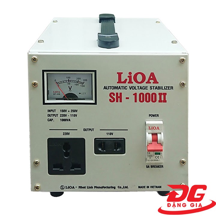 Dùng ổn áp khi máy nhảy áp