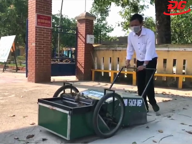 xe quét rác tự chế