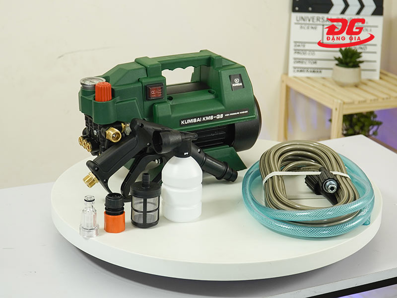 Máy bơm rửa xe gia đình có chỉnh áp Kumisai KMS Q8