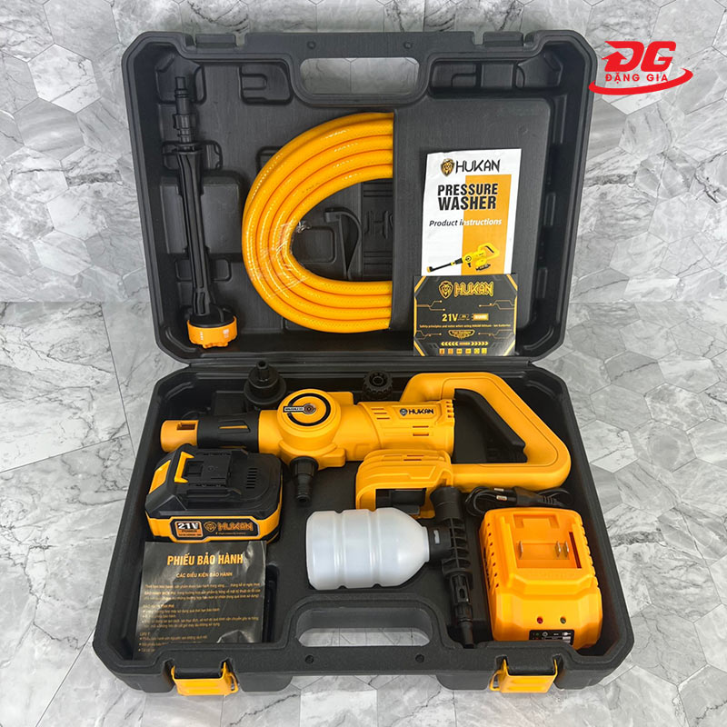 Máy rửa xe Hukan pin HK-PW3828BL