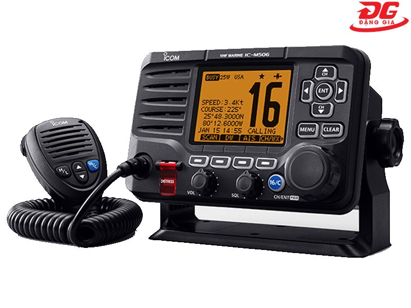 Bộ đàm hàng hải cố định sử dụng tần số VHF từ 156Mhz đến 174MHz